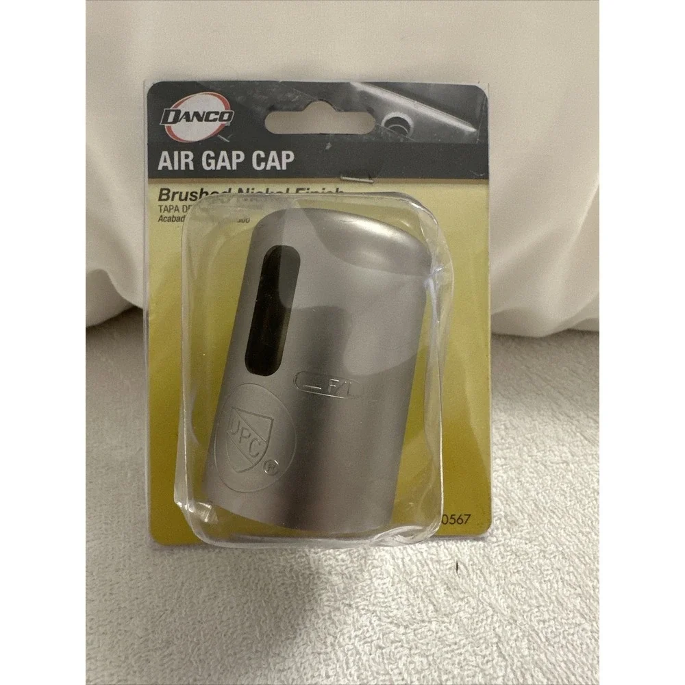 DANCO Kitchen Air Gap Cap, Brushed Nickel, 1-Pack (10567)‎ - NEW
